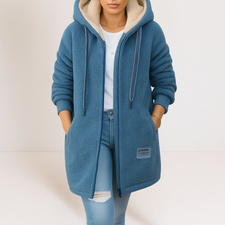 Margaret Hooded Sherpa Jacket