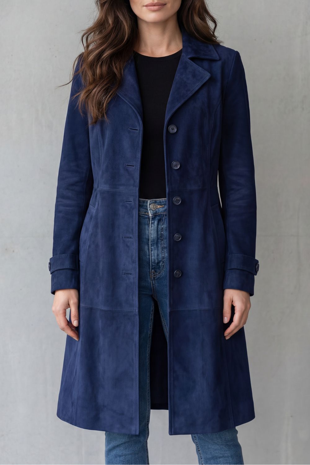 Janice Longline Button Coat