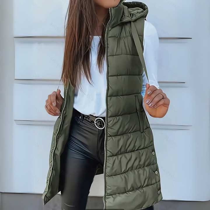 Delaney Hooded Puffer Vest