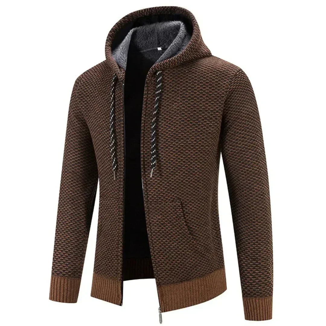 Alexander Hooded Knit Jacket