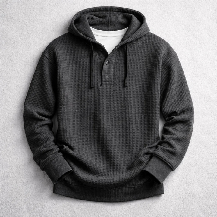 Marcus Textured Hooded Pullover