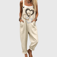Nadine Heart Print Jumpsuit