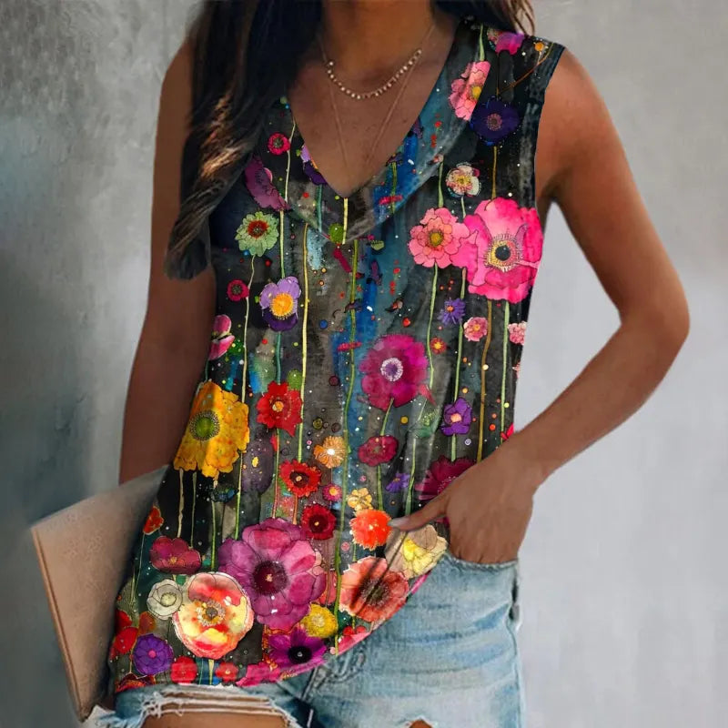 Vivian Printed Tank Top