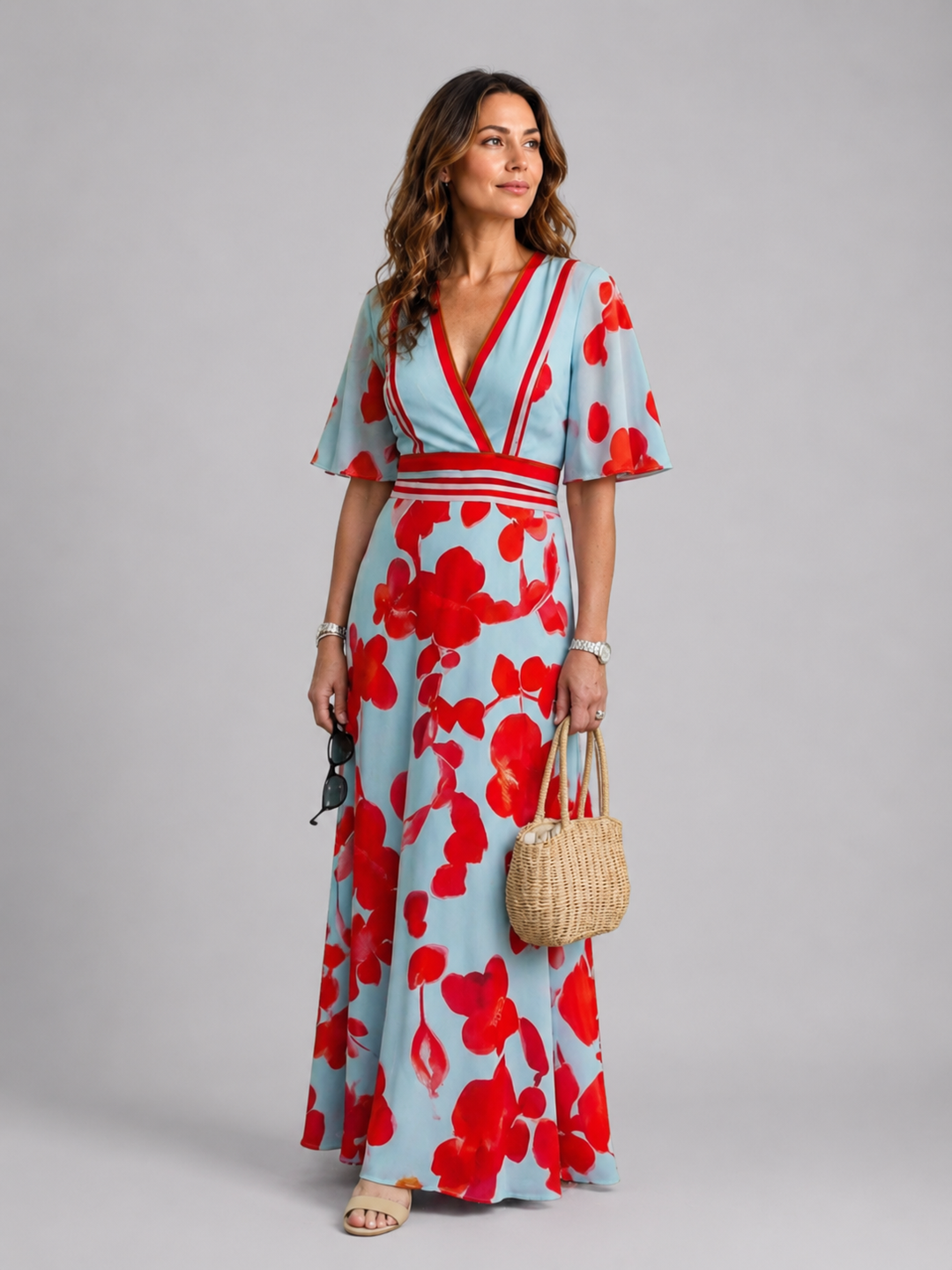Natalie Floral Maxi Dress