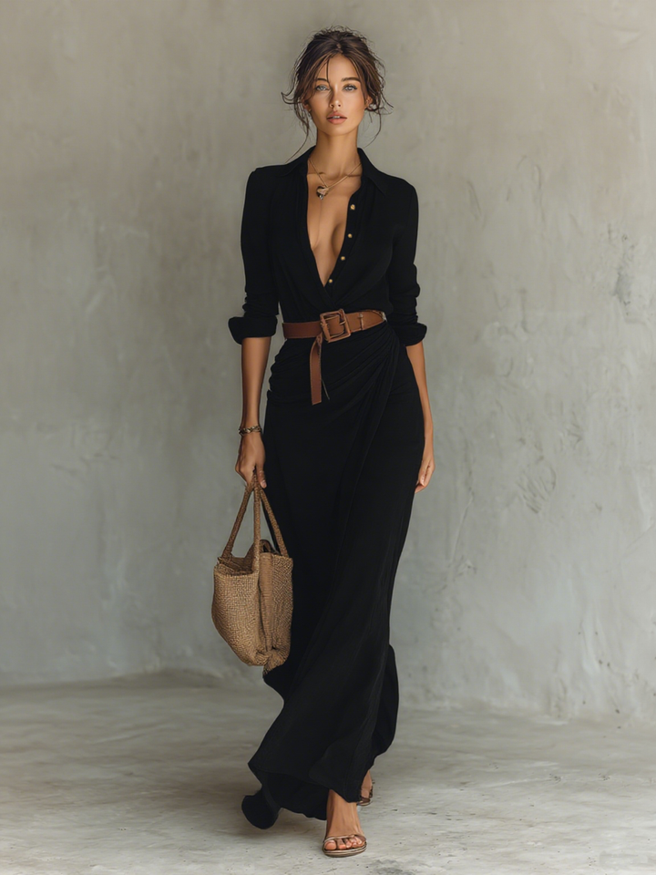 Theresa Wrap Maxi Dress