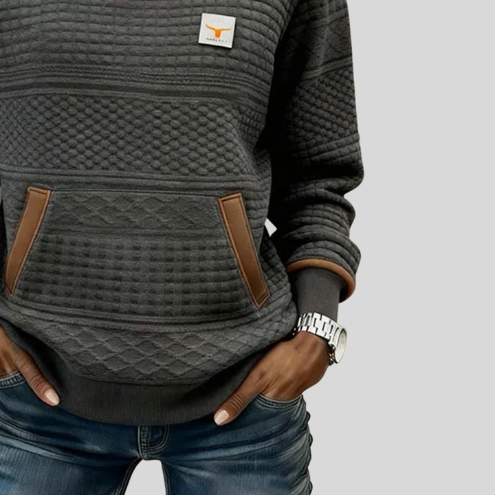 Daphne Textured Sweatshirt