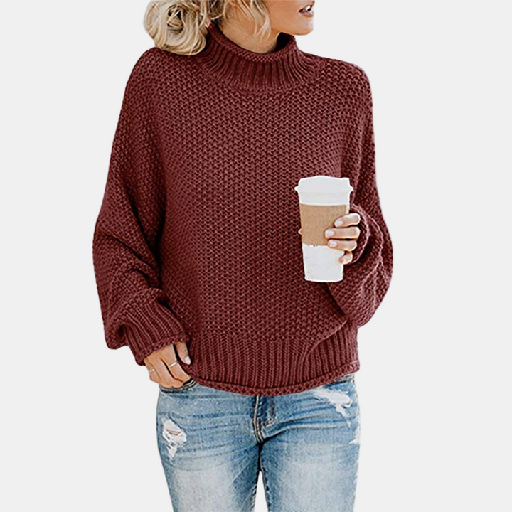 Abigail Mock Neck Sweater