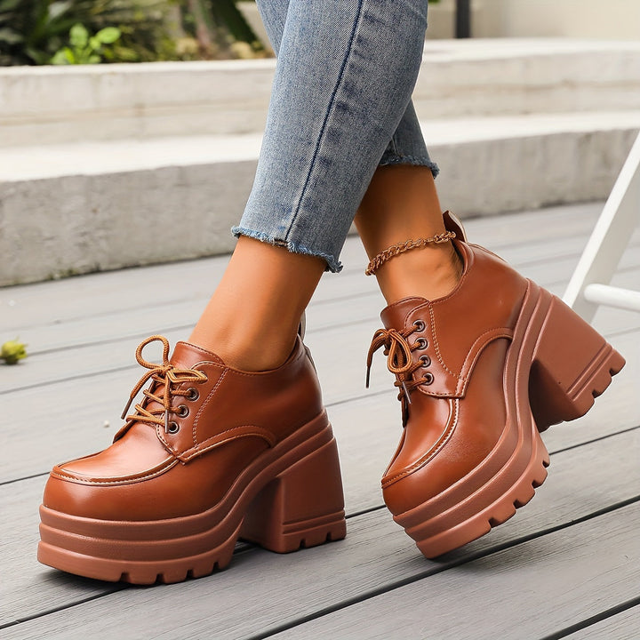 Vivian Lace-Up Ankle Boots