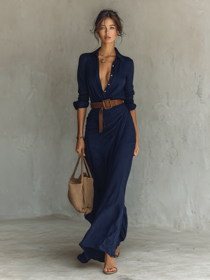 Theresa Wrap Maxi Dress