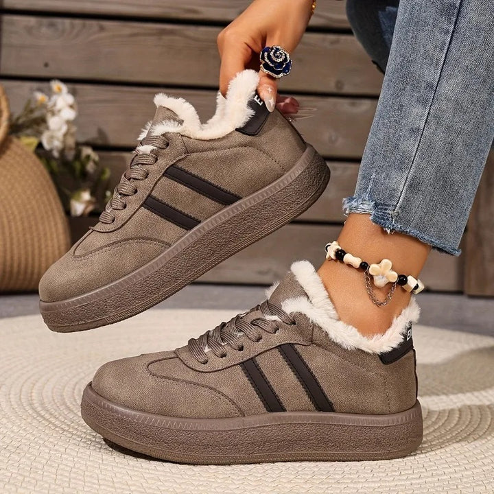 Rebecca Fur-Lined Sneakers