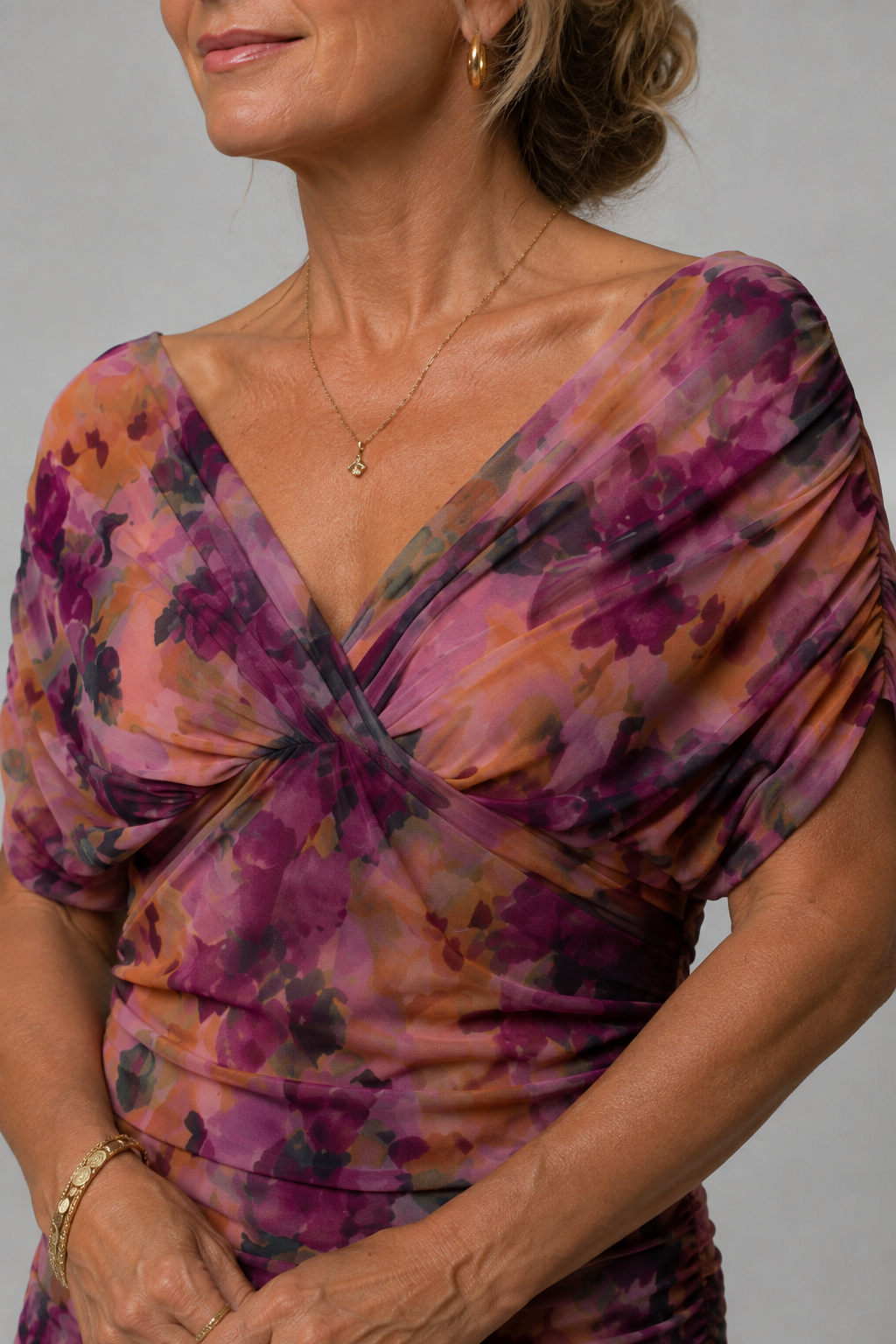 Diana Printed Midi Dress
