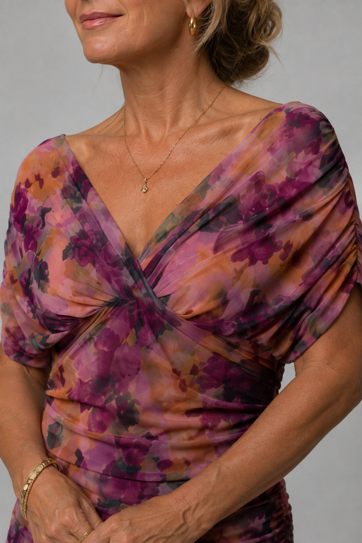 Diana Printed Midi Dress