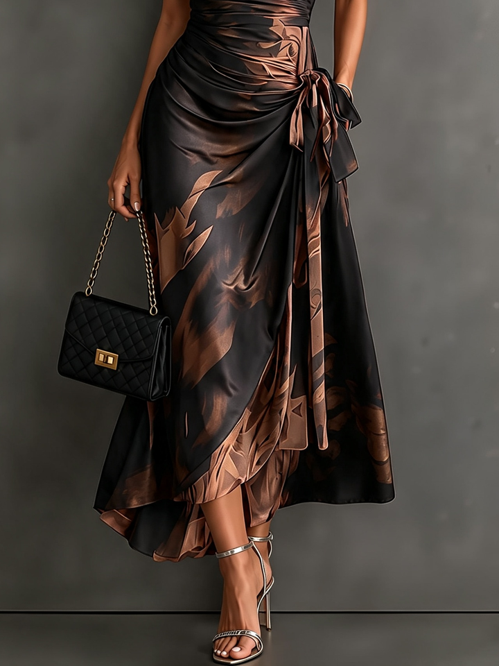 Peggy Draped Maxi Dress