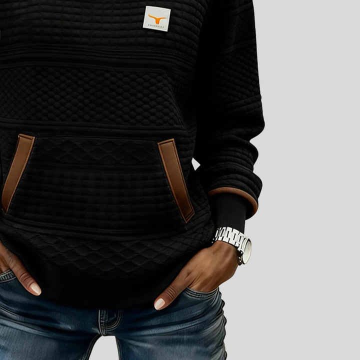 Daphne Textured Sweatshirt