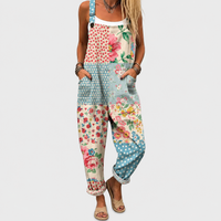 Gloria Patchwork Relaxed Jumpsuit