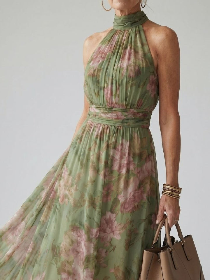 Rachel Printed Midi Dress