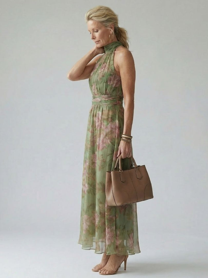 Rachel Printed Midi Dress