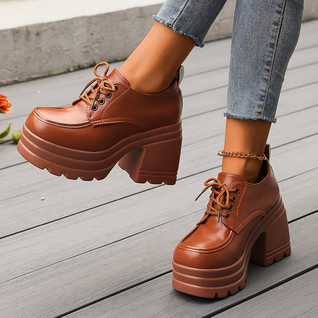 Vivian Lace-Up Ankle Boots