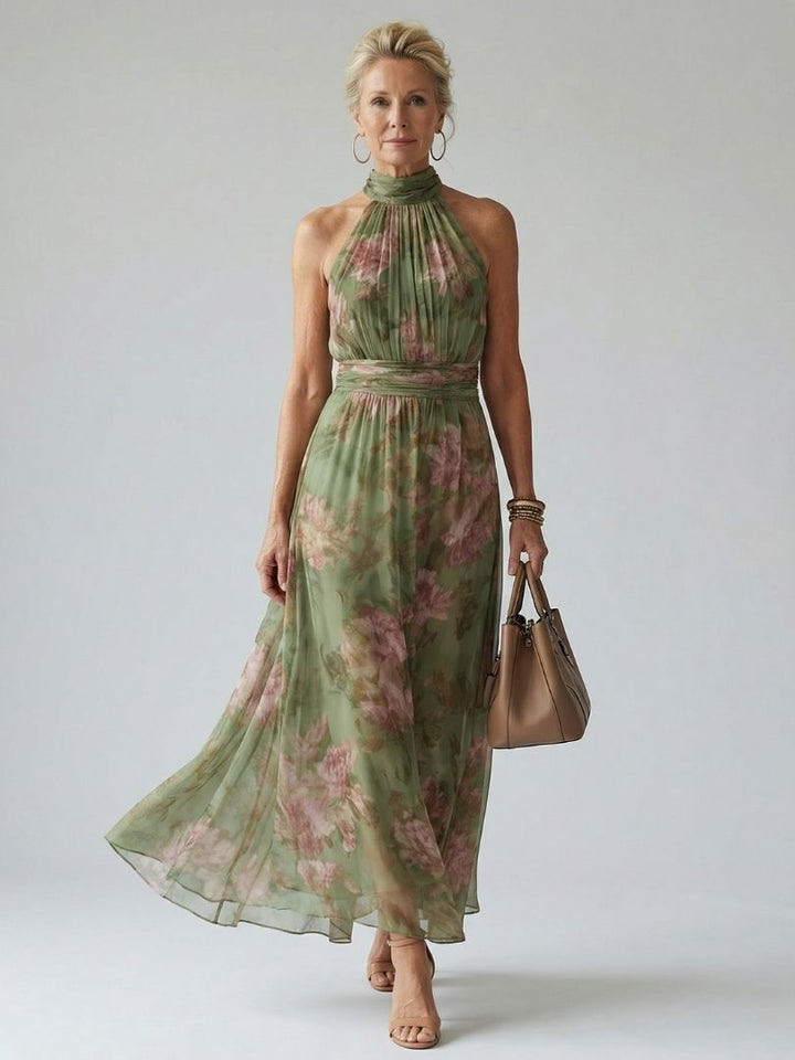 Rachel Printed Midi Dress