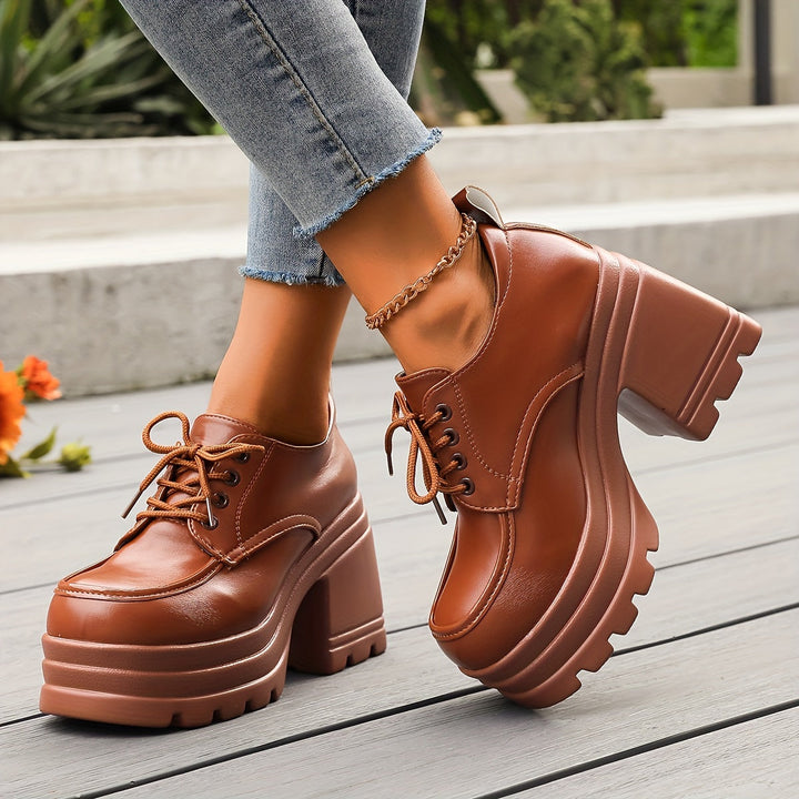 Vivian Lace-Up Ankle Boots