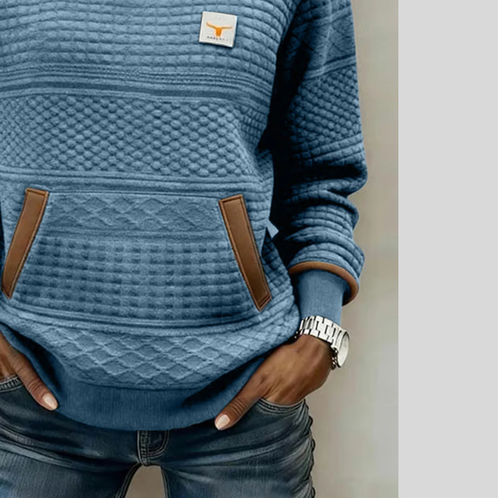 Daphne Textured Sweatshirt