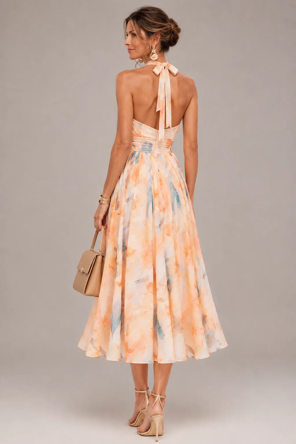 Amelia Floral Midi Dress