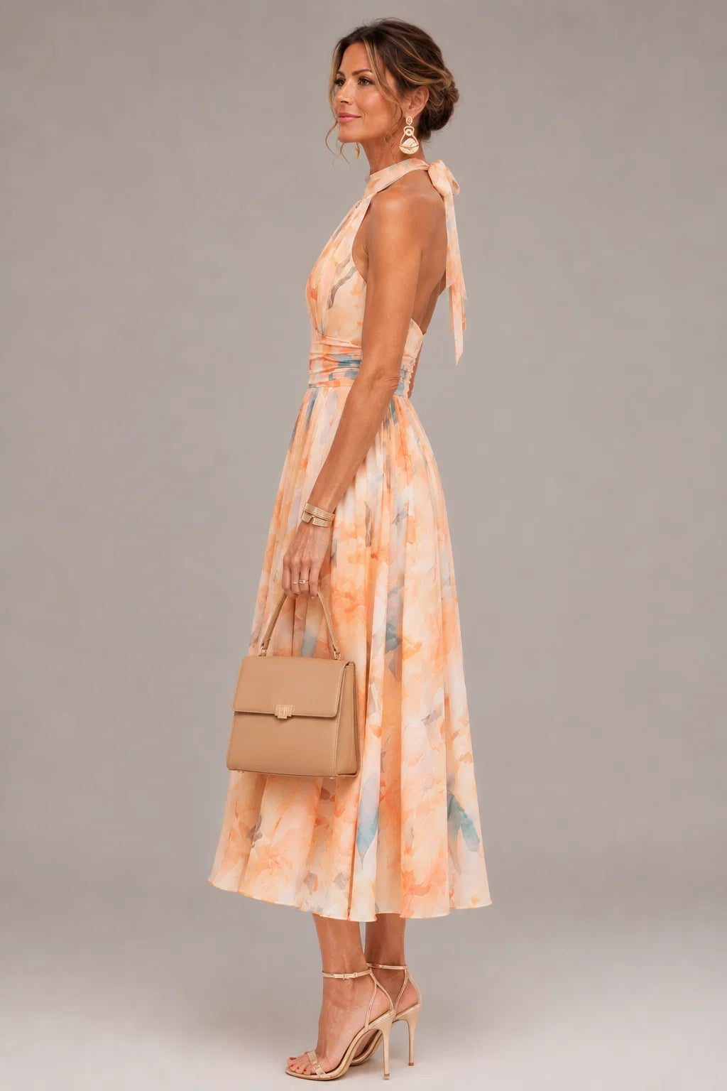 Amelia Floral Midi Dress
