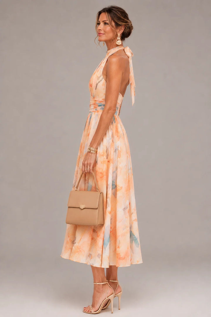 Amelia Floral Midi Dress