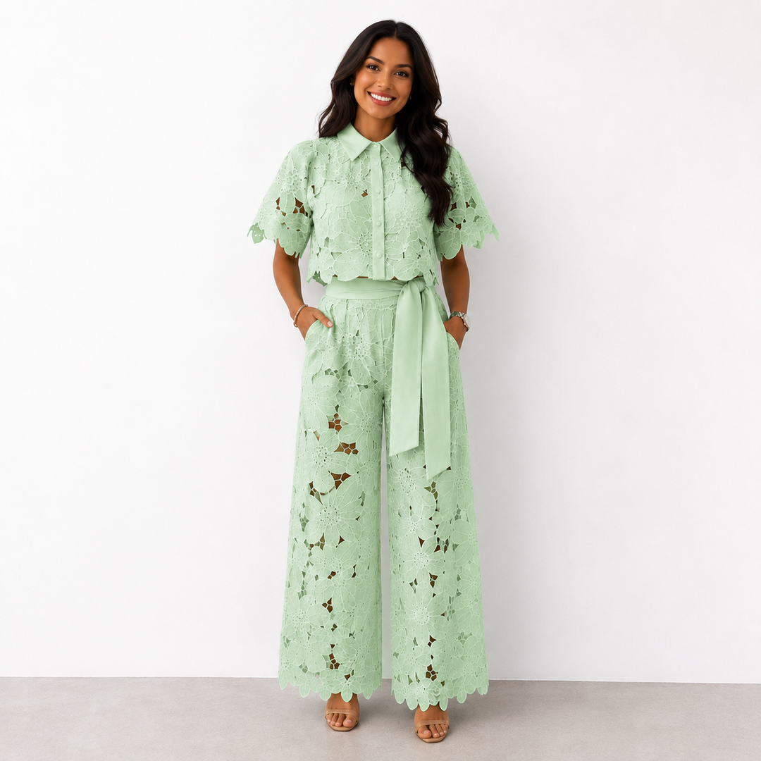 Madeline Lace Two-Piece Set