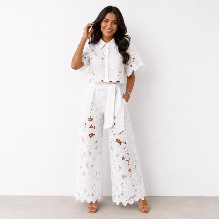Madeline Lace Two-Piece Set