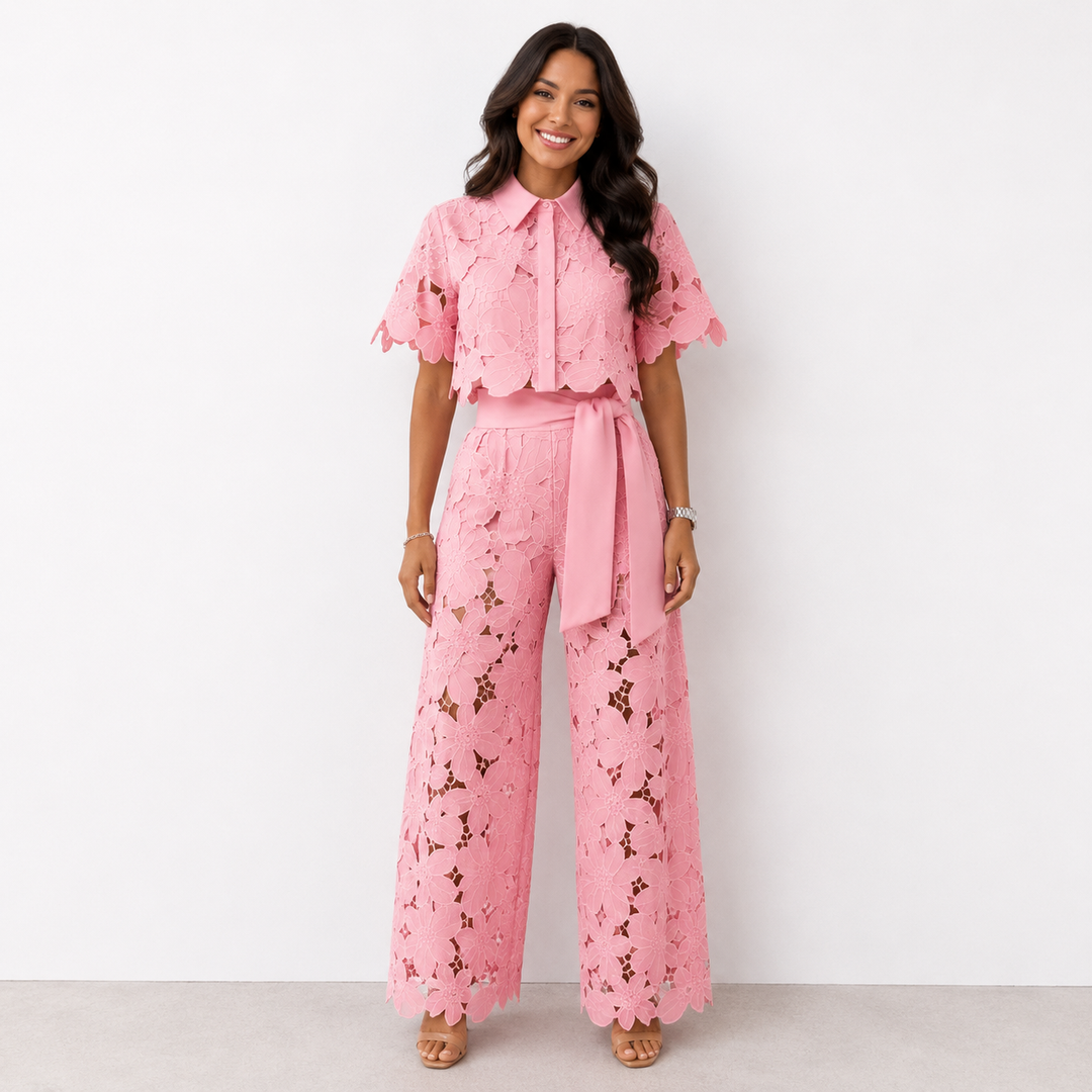 Madeline Lace Two-Piece Set