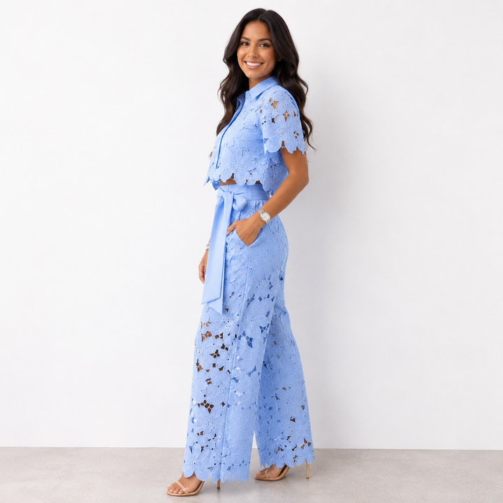 Madeline Lace Two-Piece Set