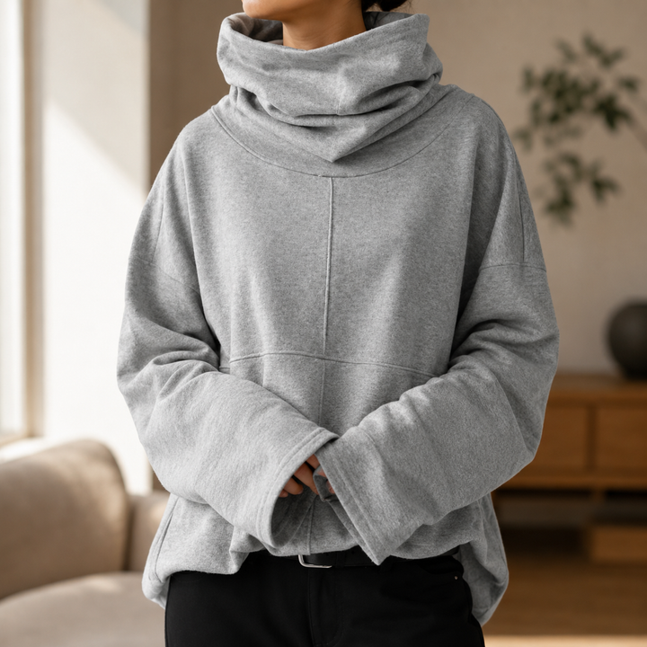 Colette Cowl-Neck Pullover