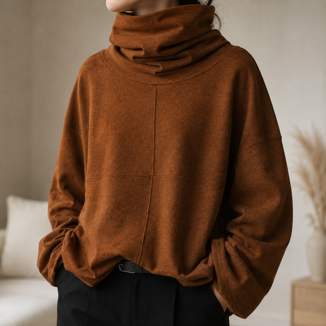 Colette Cowl-Neck Pullover