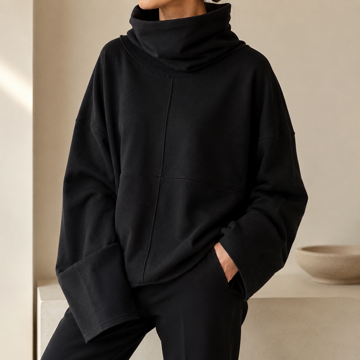 Colette Cowl-Neck Pullover