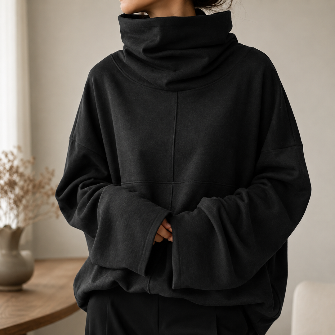 Colette Cowl-Neck Pullover