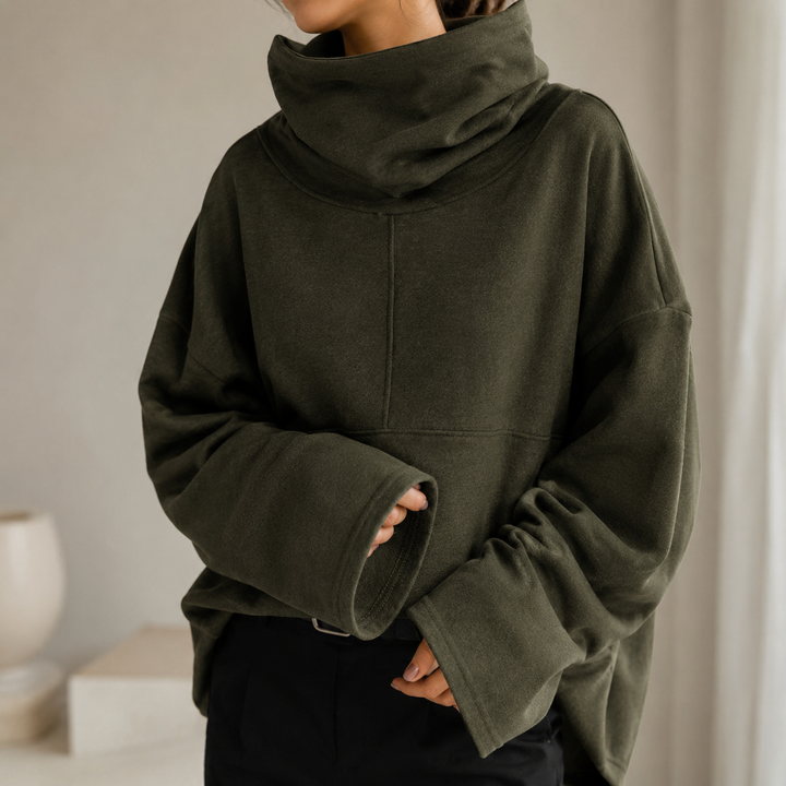 Colette Cowl-Neck Pullover