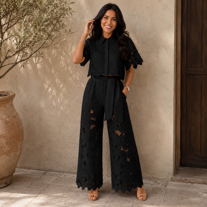 Madeline Lace Two-Piece Set