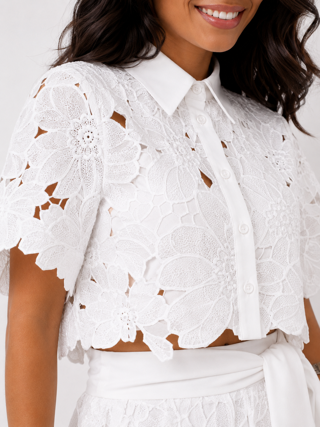 Madeline Lace Two-Piece Set