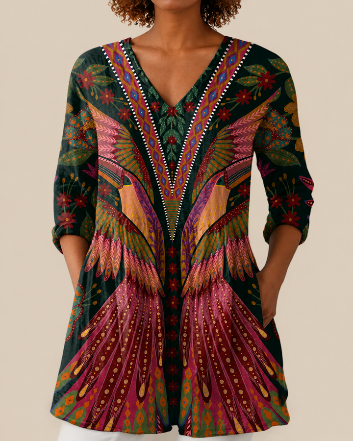 Mila Long Blouse
