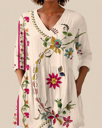 Aria Floral Long Blouse