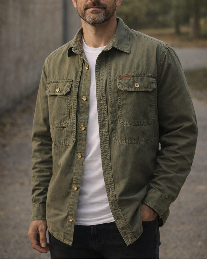 Arman - Heavyweight Cotton Overshirt