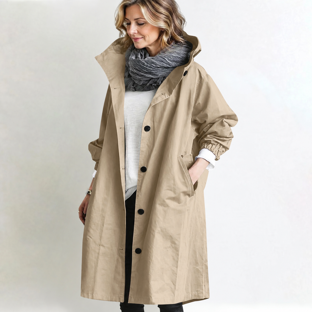 Erin Hooded Longline Coat
