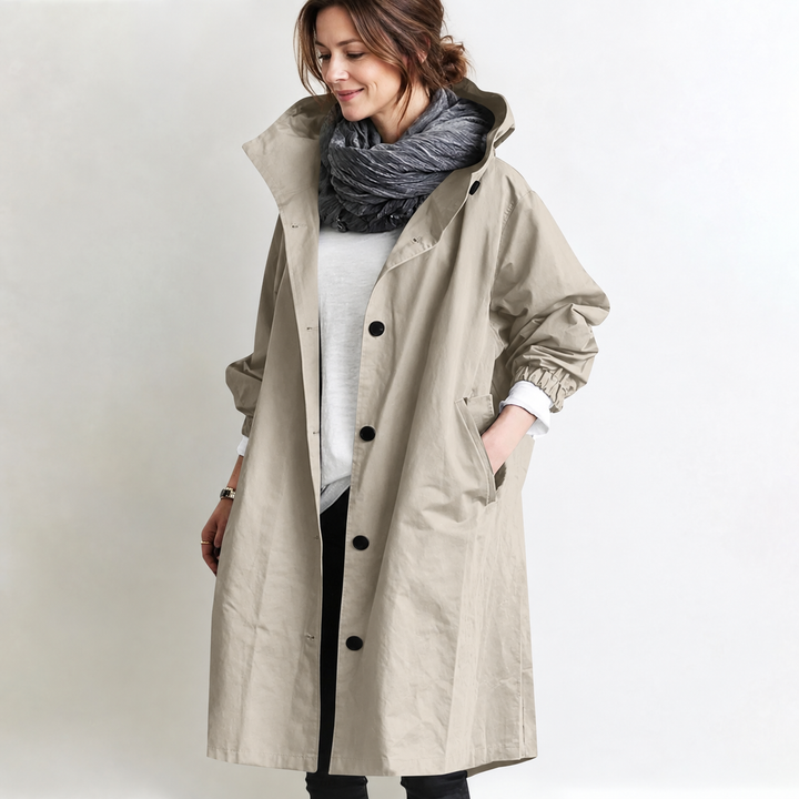 Erin Hooded Longline Coat