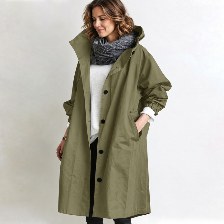 Erin Hooded Longline Coat
