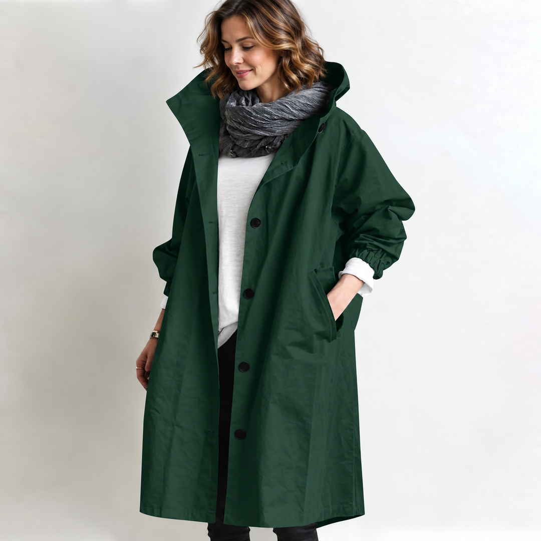 Erin Hooded Longline Coat