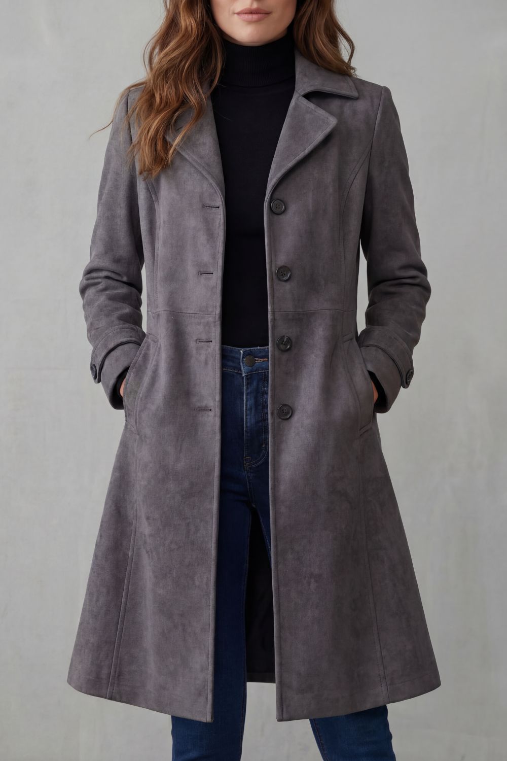 Janice Longline Button Coat