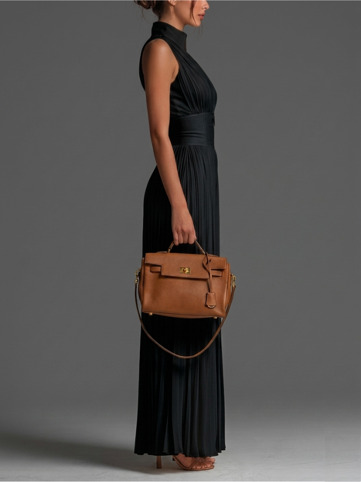 Victoria Draped Wide-Leg Jumpsuit