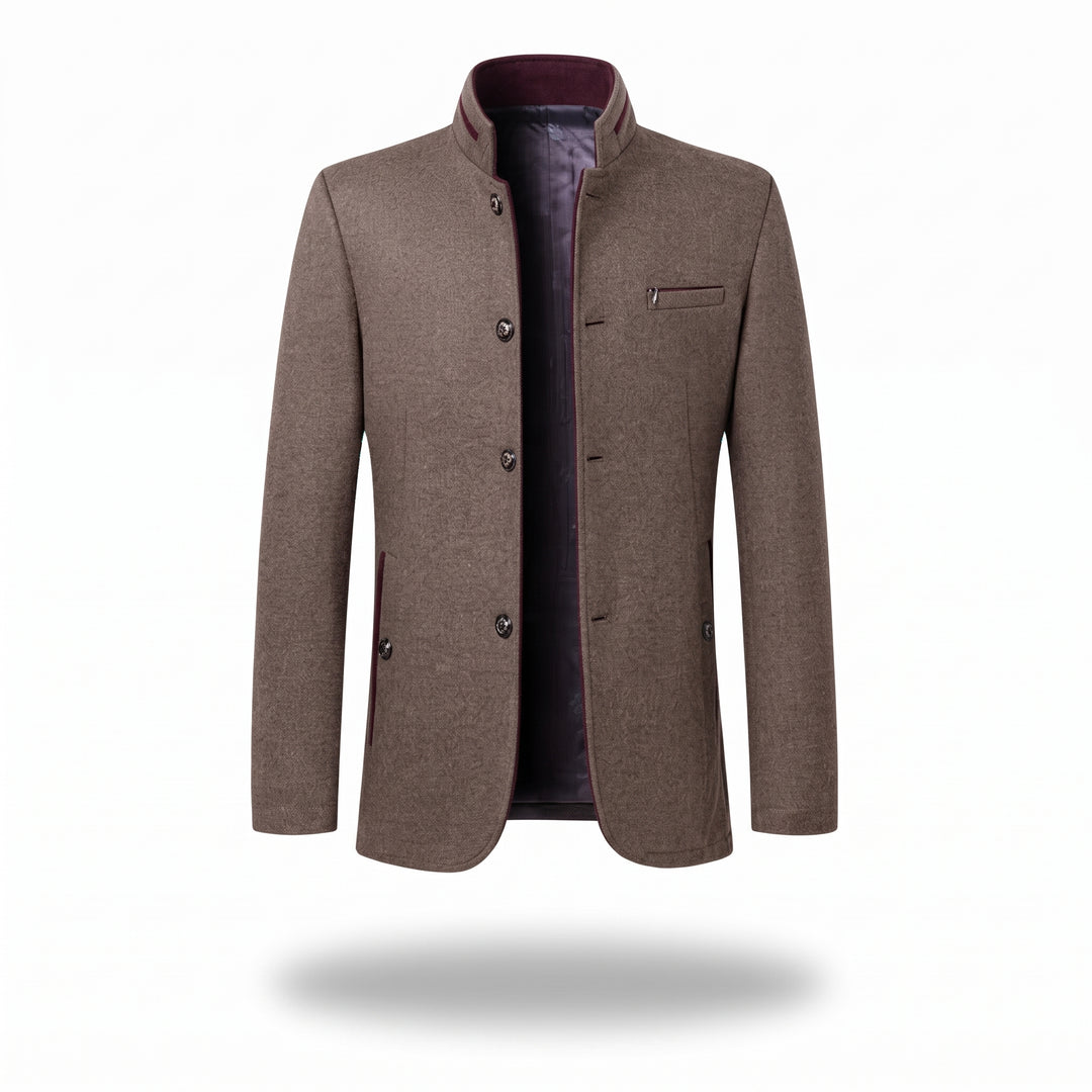 Trevor Mandarin Collar Blazer