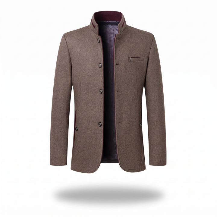 Trevor Mandarin Collar Blazer